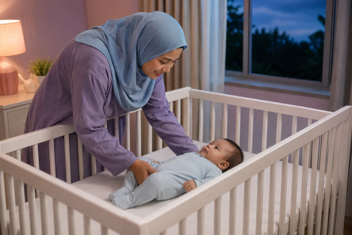 Kelas Asas Sleep Training Bayi 4 Bulan Ke Atas (Recording) — visual pembelajaran Milkijoy